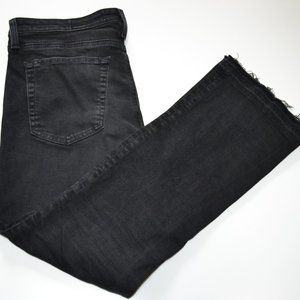 AG The Jodi Crop High Rise Slim Flare Jeans Raw 31